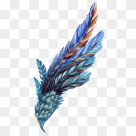 Blue, HD Png Download - feather png
