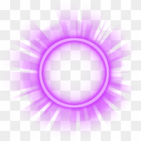 Purple Glowing Circle Png, Transparent Png - glow png