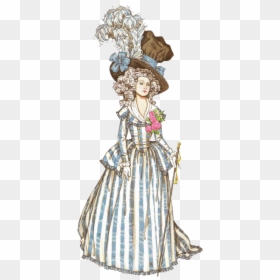 French Revolution *** Paper Dolls, HD Png Download - victorian png