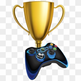 Transparent Background Gold Trophy, HD Png Download - game controller icon png