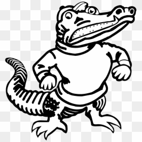 Florida Gator Black And White Clipart, HD Png Download - university of florida png