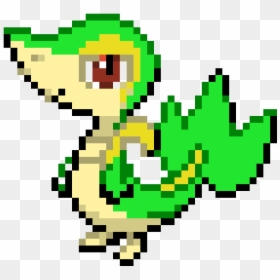 Snivy Pixel Art, HD Png Download - snivy png