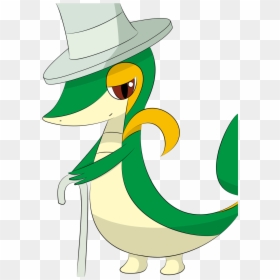 Pokemon Snivy Black Top Hat, HD Png Download - snivy png