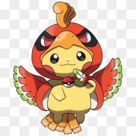 Pikachu As Ho Oh, HD Png Download - snivy png
