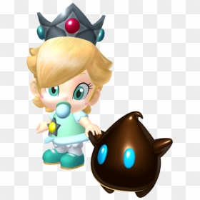 Baby Rosalina From Mario, HD Png Download - rosalina png