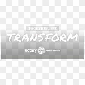 Rotary Branding Guidelines Font, HD Png Download - rotary logo png