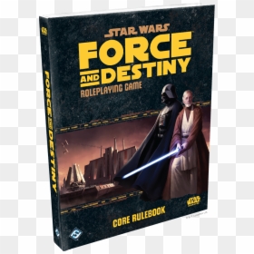Star Wars Force And Destiny Roleplaying Game Core Rulebook, HD Png Download - destiny hunter logo png