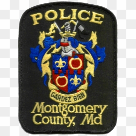 Montgomery County Md Police Logo, HD Png Download - crest leaves png