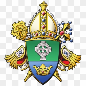 Diocese Of Charlotte Logo, HD Png Download - crest leaves png