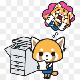 Aggretsuko Metal, HD Png Download - hisoka png