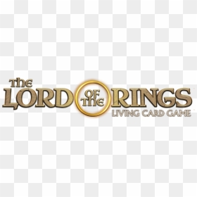 Lord Of The Rings Living Card Game Logo, HD Png Download - lotr png