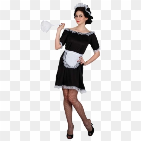 Traditional French Maid Dress, HD Png Download - halloween costume png