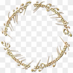 Lord Of The Rings Tattoo Ring, HD Png Download - lotr png