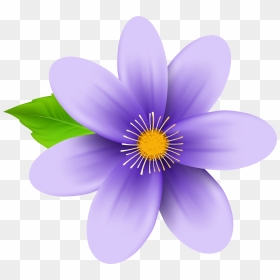 Transparent Background Purple Flower Clipart, HD Png Download - lavender flowers png