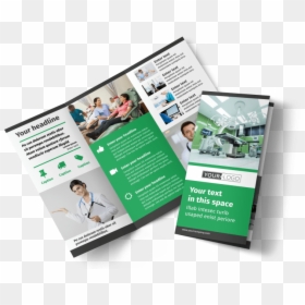 Medical Center Brochure Template Preview - Tri Fold Brochure For Hospital, HD Png Download - page fold png