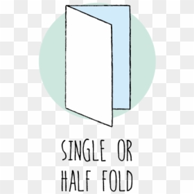 Half Fold - Circle, HD Png Download - page fold png