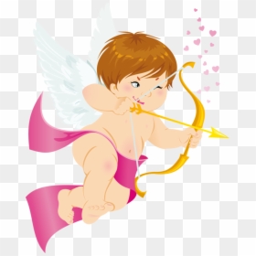 Angel With Bow Free - Angel Vector Free, HD Png Download - angels png clipart for photoshop