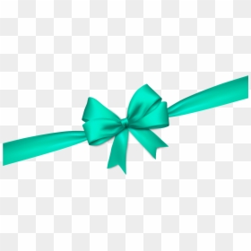 Gift Wrap Bow Tie Diy Bow Tie Gift Wrap Bow X Free - Aqua Green Ribbon Png, Transparent Png - gift vector png