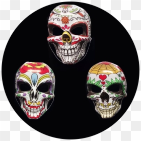 Skull, HD Png Download - caveira mexicana png