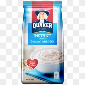 Oatmeal Clipart Quaker Oats - Quaker Oats Milk Flavor, HD Png Download - quaker oats png