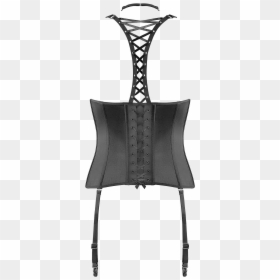 Angel Of Harlem Plunge Balcony Corset - Chair, HD Png Download - corset lacing png