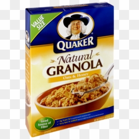 Nutrition Information Quaker Granola Cereal, HD Png Download - quaker oats png