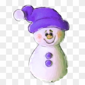 Cartoon, HD Png Download - snowman clip art png