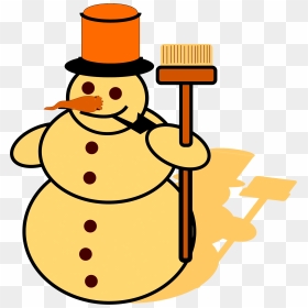 Cartoon,olaf,drawing - Yellow Snowman Clipart, HD Png Download - snowman clip art png