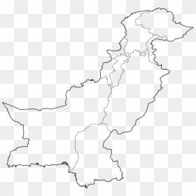 Map Of Pakistan Empty , Png Download - Outline Map Of Pakistan, Transparent Png - pakistan map png