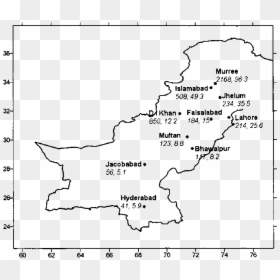Pakistan Map Transparent Png, Png Download - pakistan map png