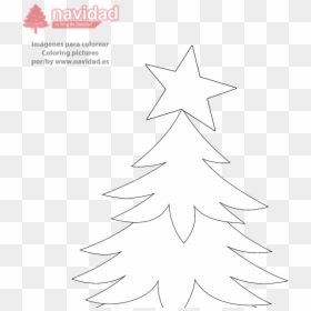Christmas Tree, HD Png Download - arbol de navidad dibujo png