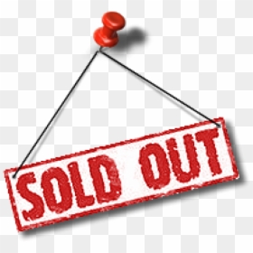 Sales Ticket Clip Art - Sold Out, HD Png Download - sold out sign png