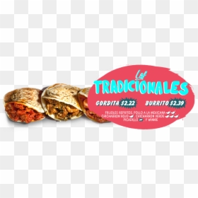 La Gorda El Paso Menu, HD Png Download - gorditas png