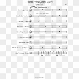Theme From Lumpy Gravy Slide, Image - Oreja De Van Gogh Piano, HD Png Download - frank zappa png