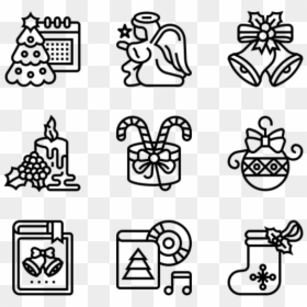 Food Icons Png, Transparent Png - christmas line png