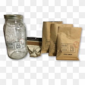 Glass Bottle, HD Png Download - money jar png