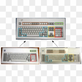 Design Sources Of The Enhanced Pc Keyboard Layout - Ibm Model M, HD Png Download - pc keyboard png