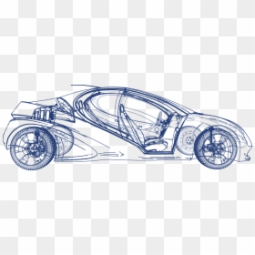 Cars Sketch In Service, HD Png Download - car sketch png