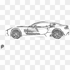 #car #sketching #sketch #picsartpassion De #myedit - Aston Martin One-77, HD Png Download - car sketch png