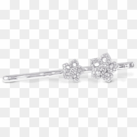 Miss Daisy Hairpin - Platinum, HD Png Download - hair flower png