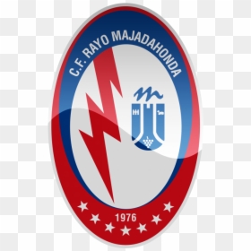 Cf Rayo Hd Logo Png - Club De Fútbol Rayo Majadahonda, Transparent Png - rayo azul png