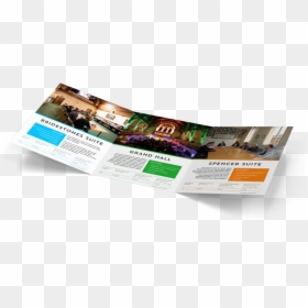 Congleton Town Hall A5 Tri Folded Brochure 1 - Flyer, HD Png Download - tri fold brochure png