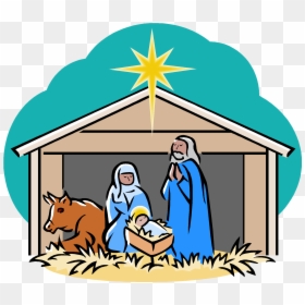 Eyfs Christmas Nativity Tickets - Nativity Scene Clipart, HD Png Download - christmas nativity png