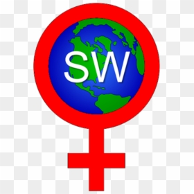 Super Worldwide Girls Symbol - Vector Earth Logo Png, Transparent Png - confused girl png