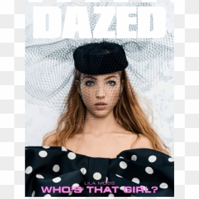 Lila Moss Dazed Cover, HD Png Download - confused girl png