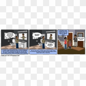 Cartoon, HD Png Download - bathroom mirror png