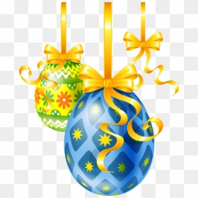 Easter Bunny Easter Egg Clip Art, HD Png Download - hanging ribbon png