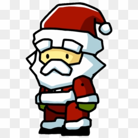 Scribblenauts Santa Claus - Cartoon, HD Png Download - santa hand png