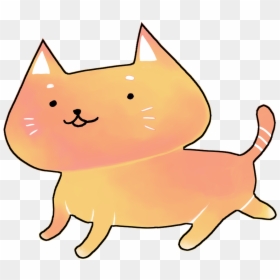 Kittens Drawing With Color, HD Png Download - lineas curvas de colores fondo blanco png