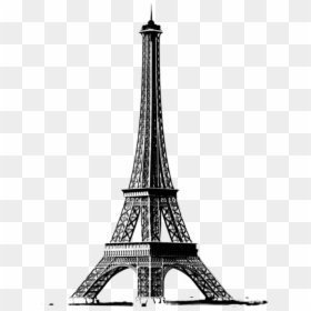 Eiffel Tower Tokyo Tower Clip Art - Tokyo Tower Line Art, HD Png Download - eiffel png
